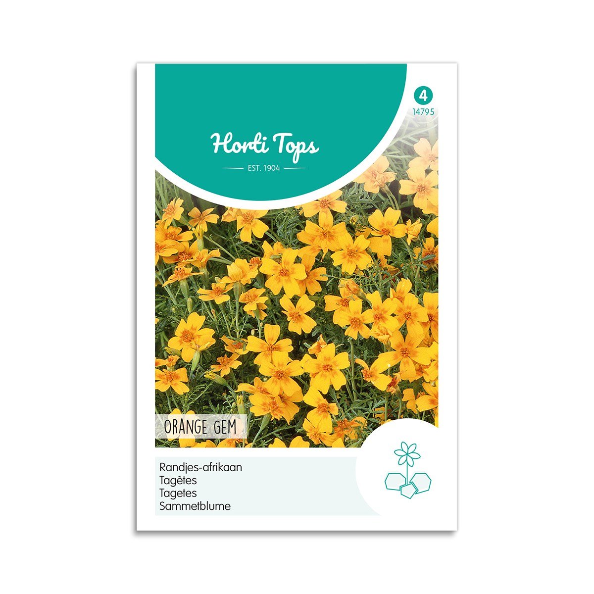 Appelsintagetes Frø "Orange Gem" - Duftende Haveblomst
