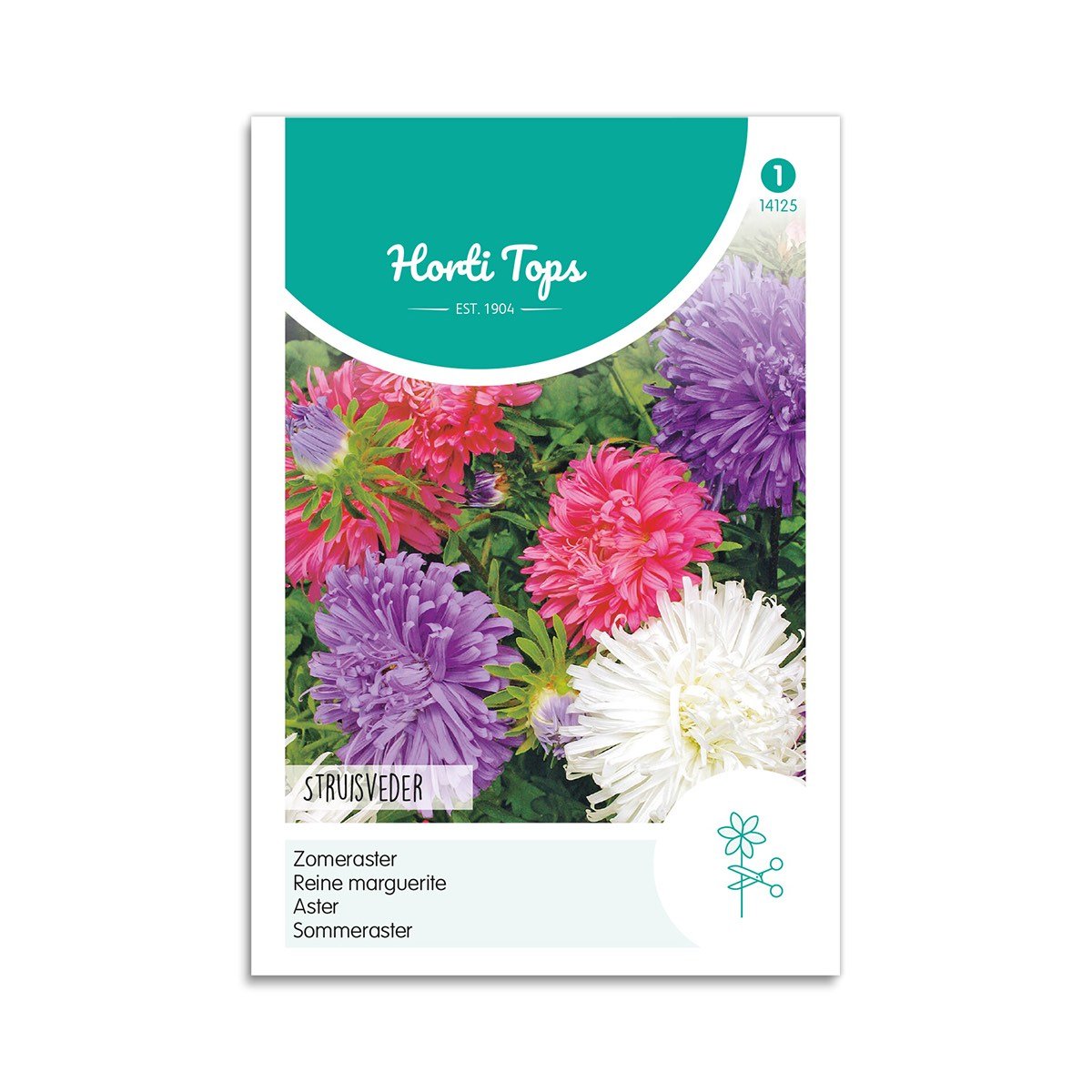 Asters Frø Mix "Struisveder" - Fantastisk Tilbud!