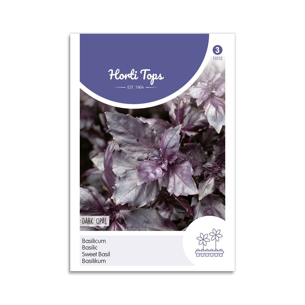 Basilikumfrø "Dark Opal" - Horti Tops Tilbud!