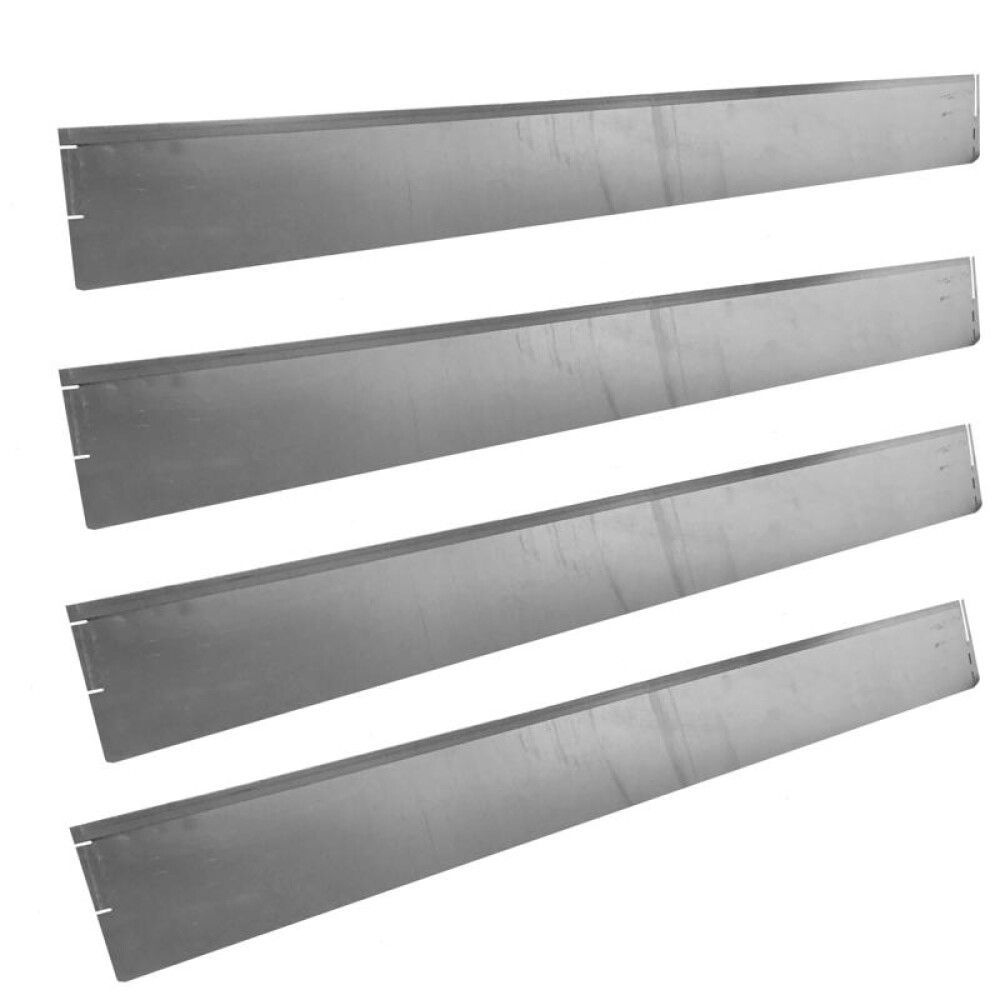 Metal Bedafgrænser 118 cm - Sæt af 4 stk. på tilbud!