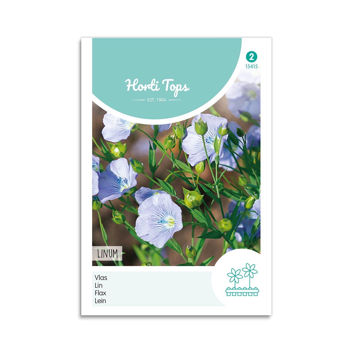 Blå Hør Frø  Quot Linum Quot  Horti Tops