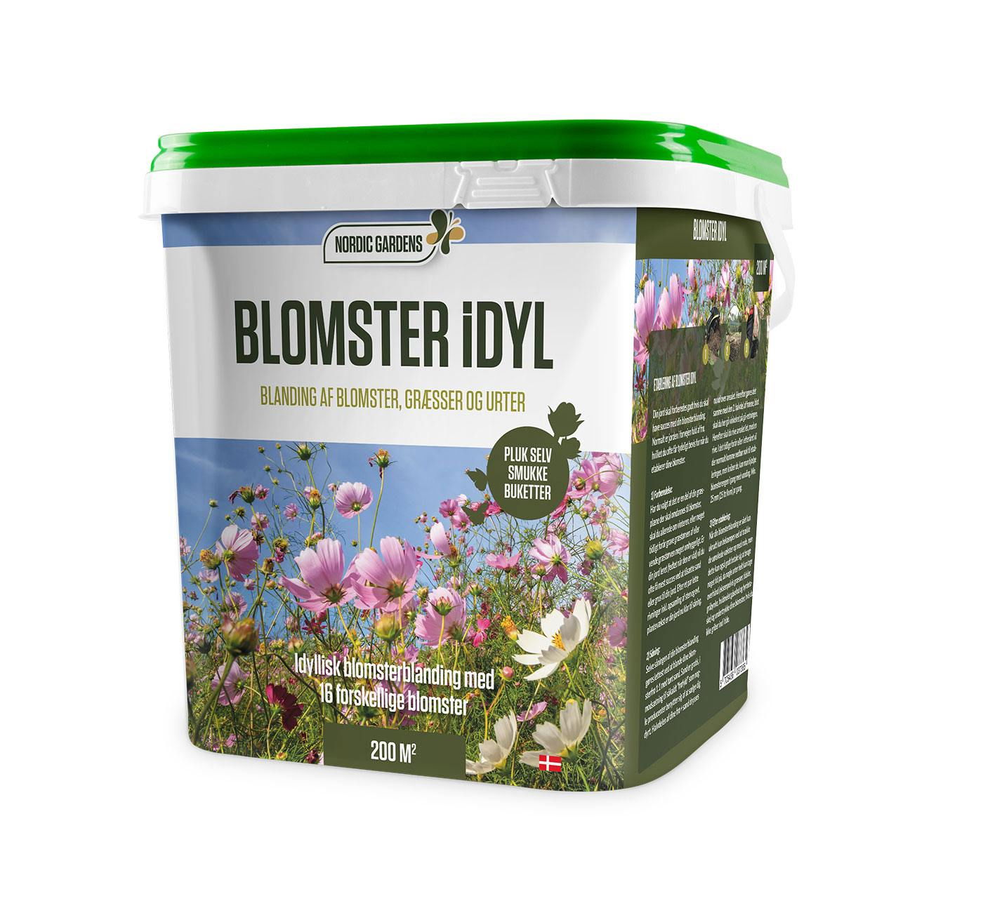 Blomsterblanding Blomsteridyl 200m2 – Fars Dag Tilbud!