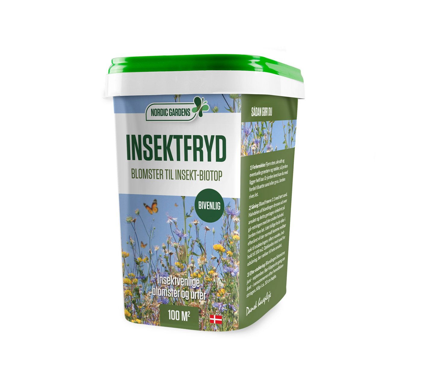 Blomsterblanding Insektfryd 100 m² - Skab biodiversitet!