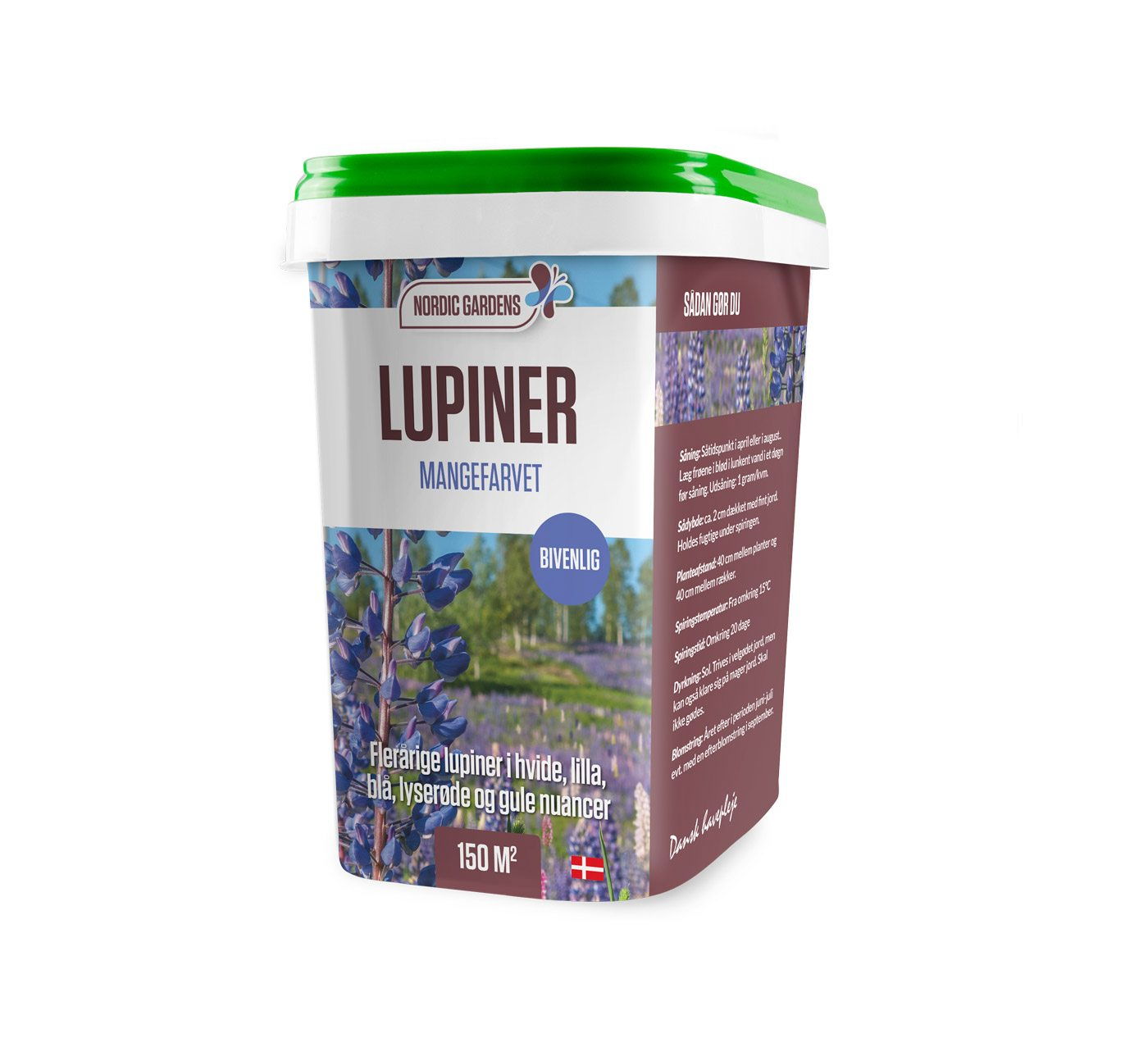 Lupinblanding til Haven – 150 M2 fra Nordic Gardens