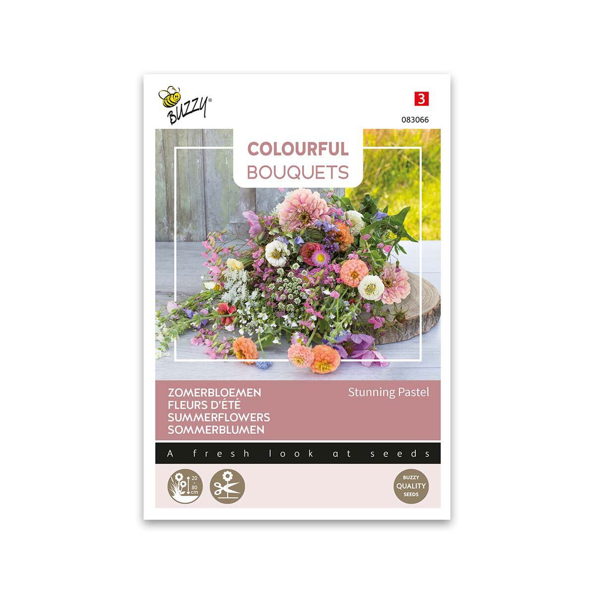 Buketblomster Frø – Smuk Pastel Mix til Haven