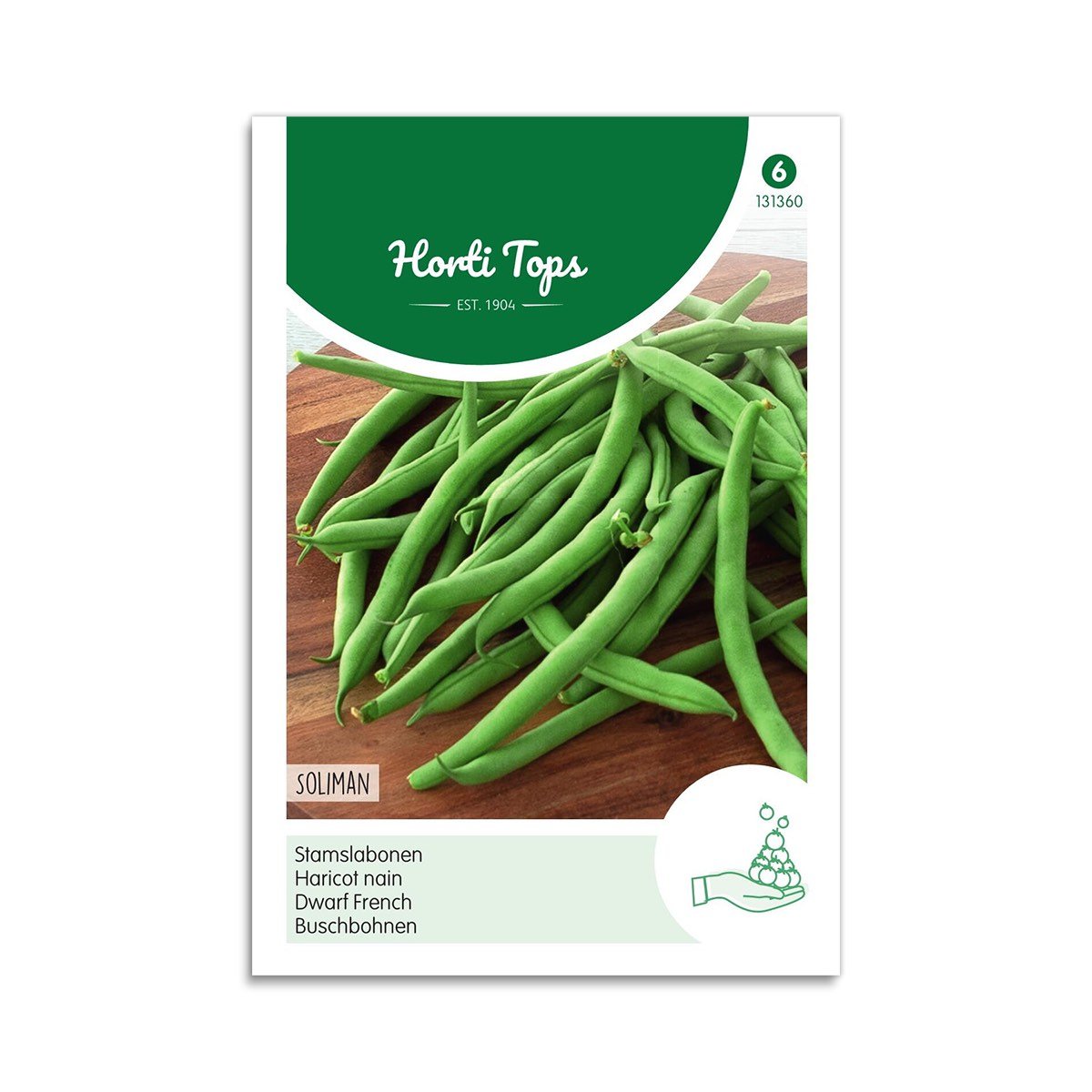 Buskbønnefrø "Soliman" fra Horti Tops - Udsalg!