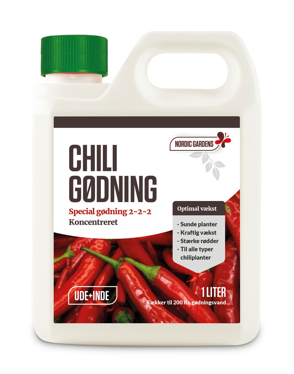 Chili Gødning 2-2-2 - Stærk Vækst til Chili Planter