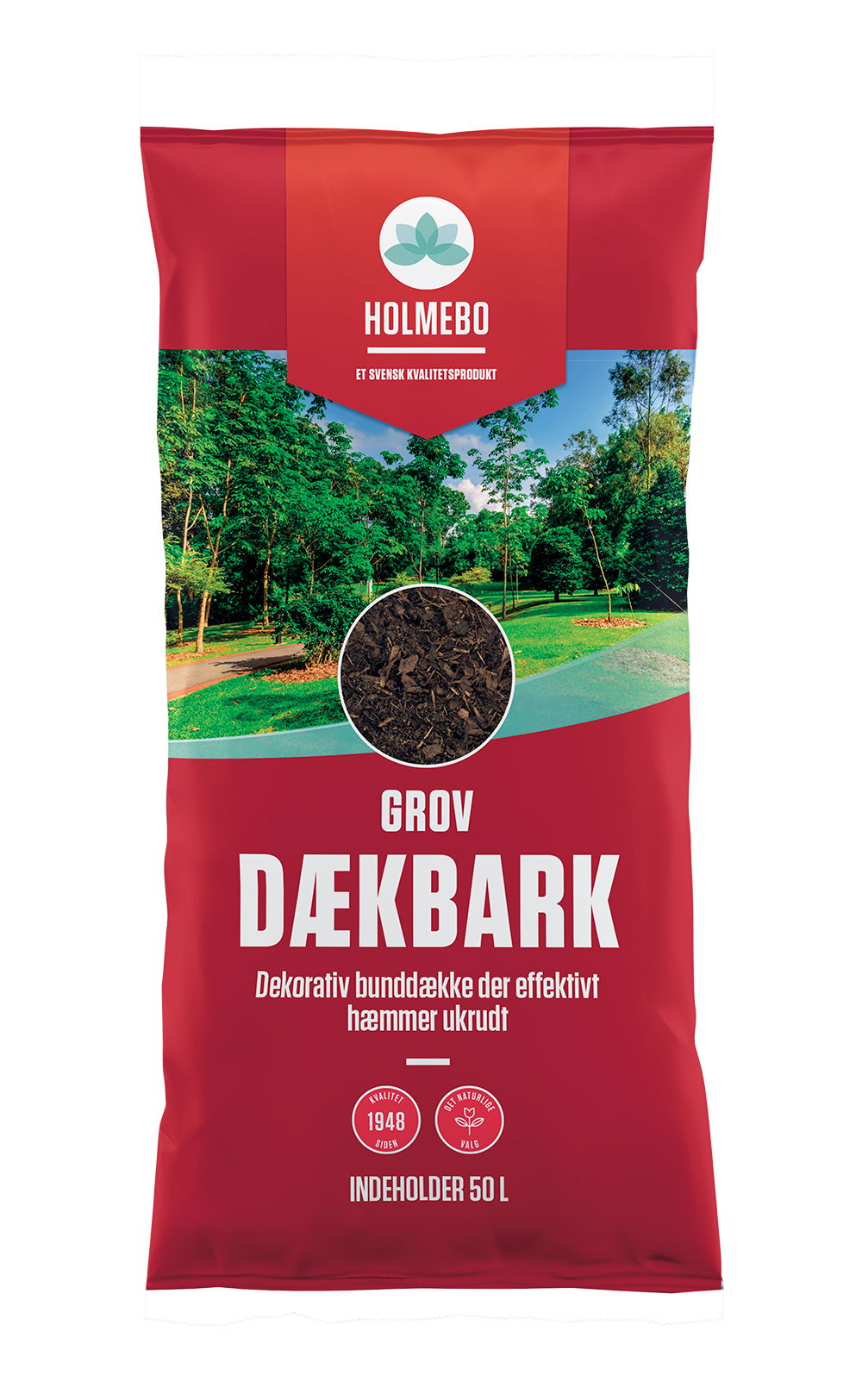 Dækbark 20-40 mm - Effektiv ukrudtsbekæmpelse 50 liter