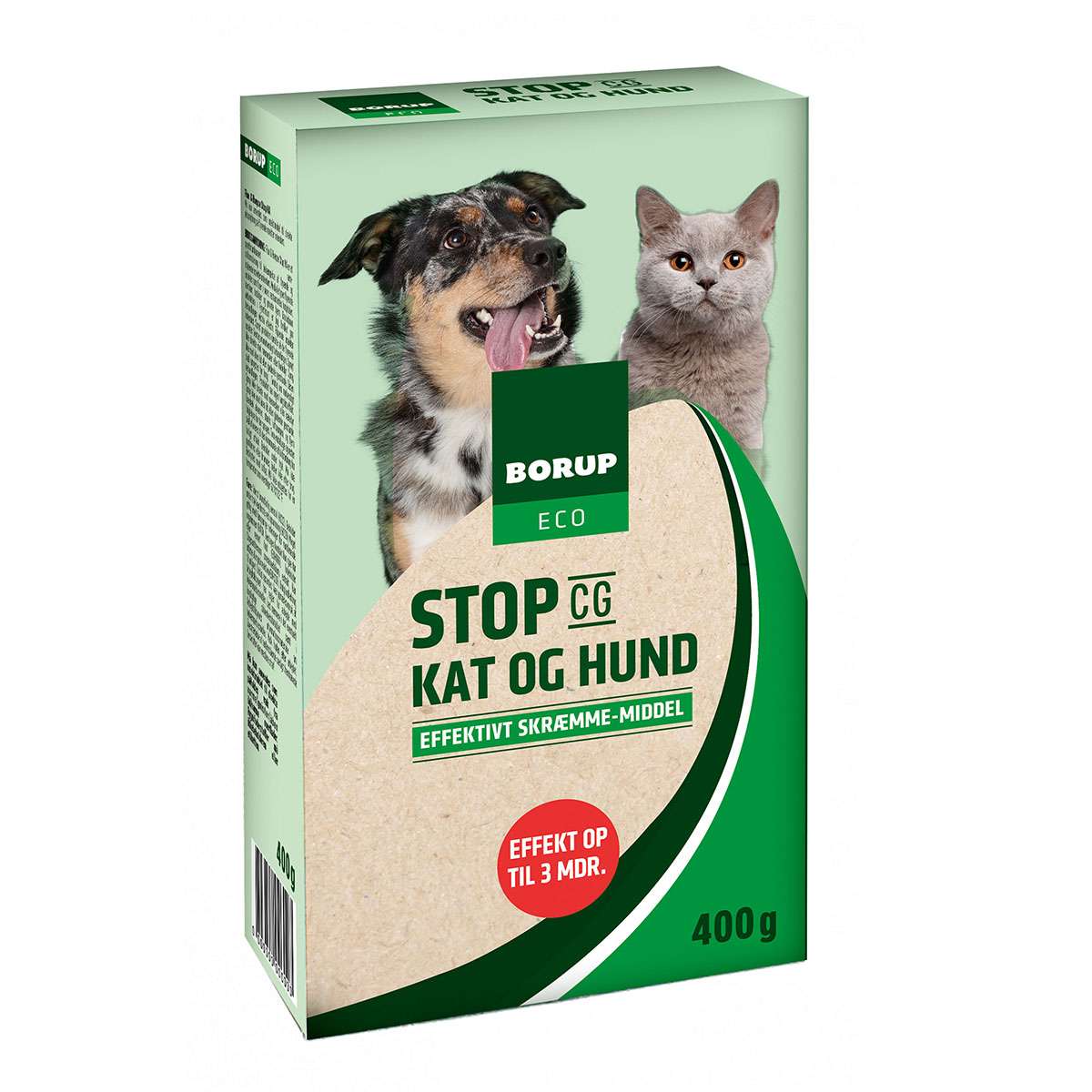 Borup ECO Kat & Hund Stop 400g - Naturlig Skadedyrsbeskyttelse
