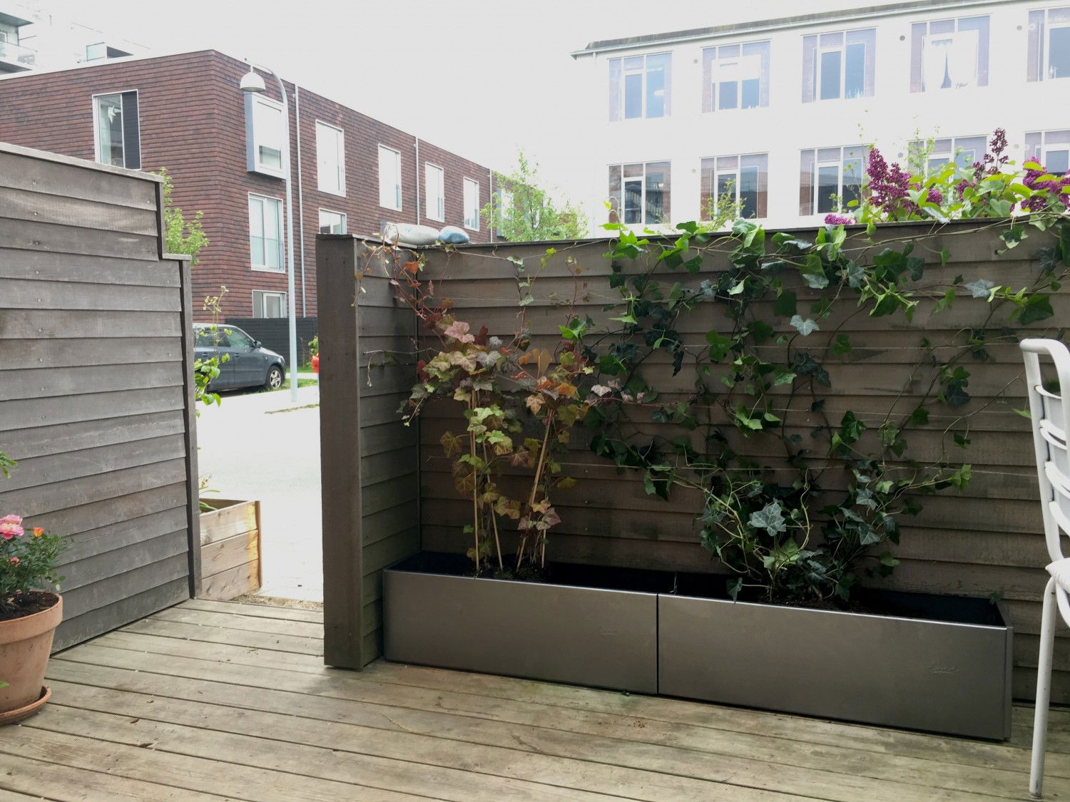 Ekstra Lange Altankasser i Råjern - Uden Bundplade 160 cm