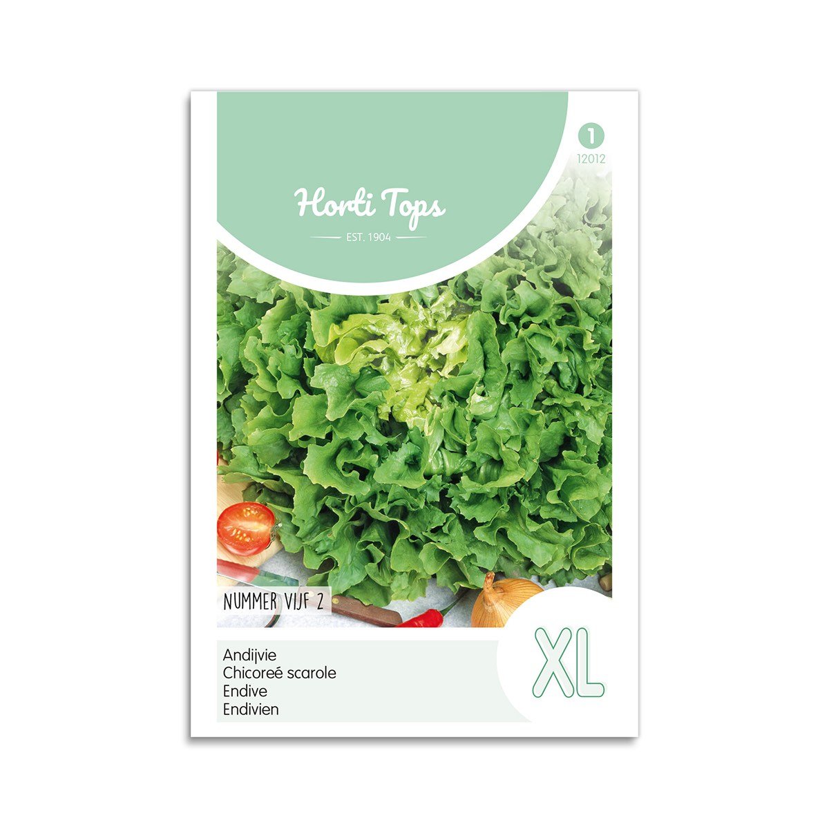 Endiviesalat Frø "Vifj" - Horti Tops på tilbud!