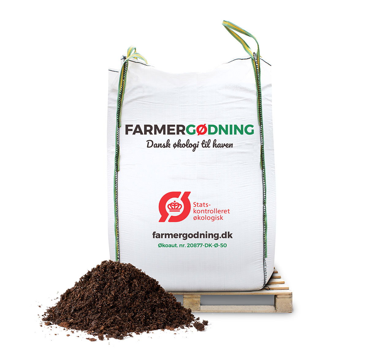 Økologisk Farmergødning Komuld 1800 Liter Bigbag - Tilbud!