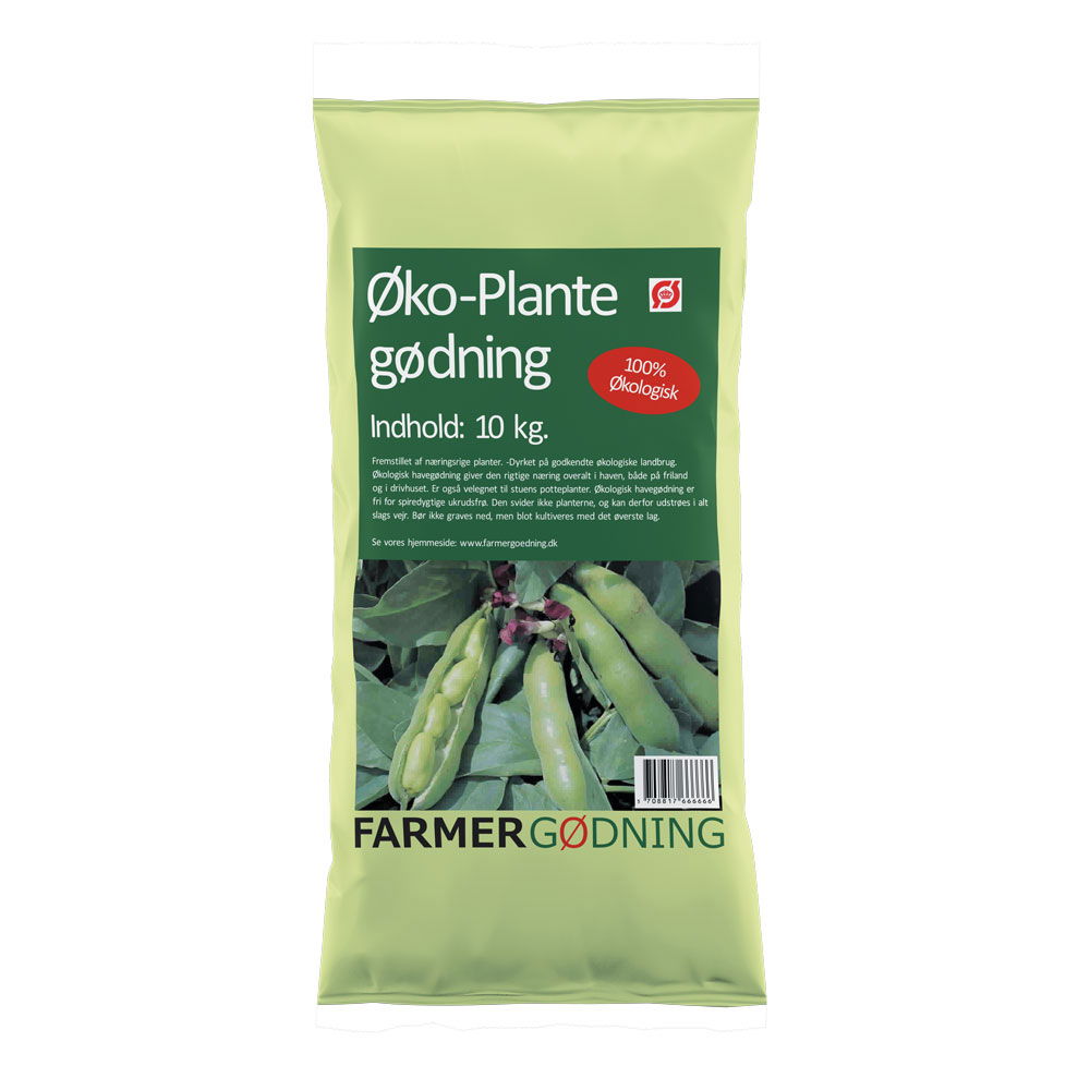 Økologisk Plantegødning 10 Kilo - Tilbud på Farmergødning!
