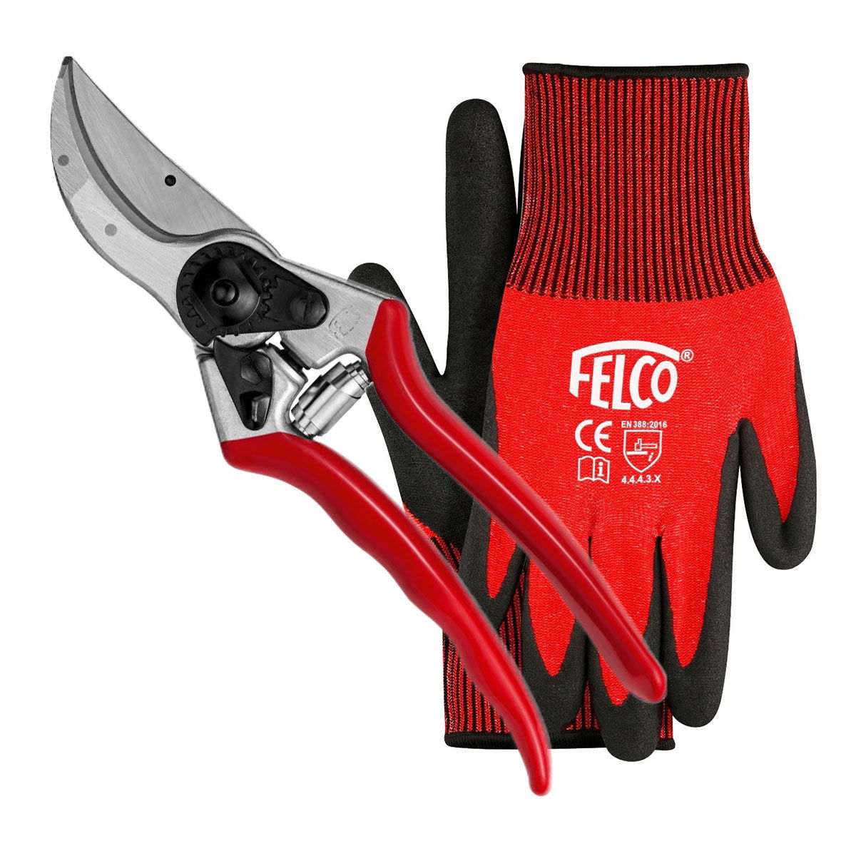 Felco 701 Havehandsker og Felco 2 Beskæringssaks Sæt