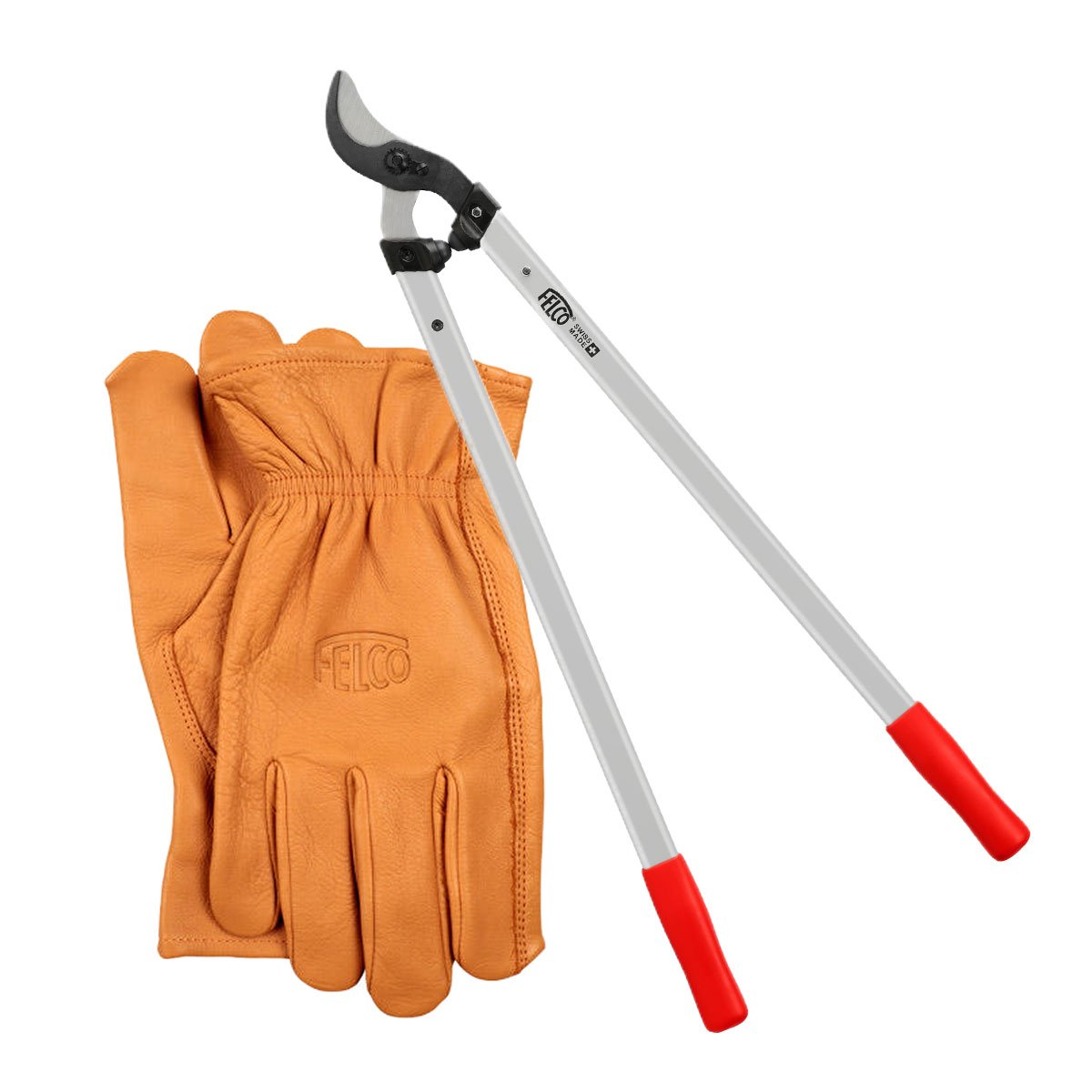 Felco 221-80 Grensaks og Læderhandsker - Fars Dag Tilbud
