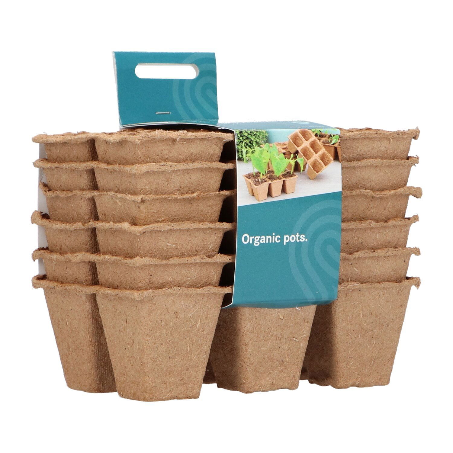Bionedbrydelige Fiberbakker til Forspiring - 6 Rum
