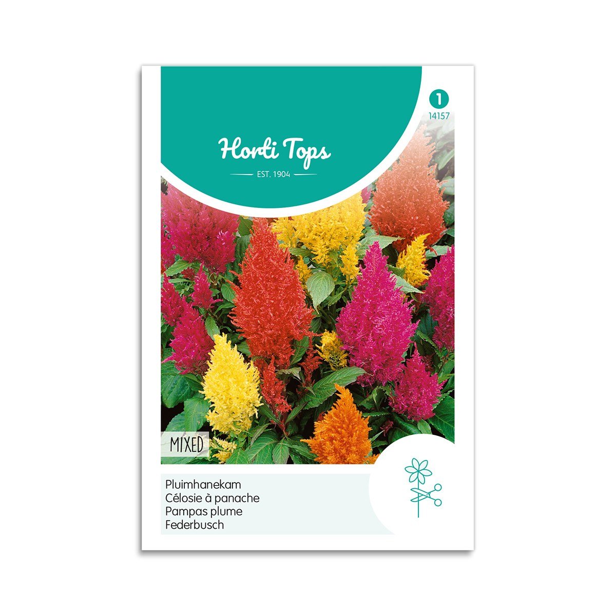 Fjerbusk Frø Mix - Horti Tops til Smukke Blomster