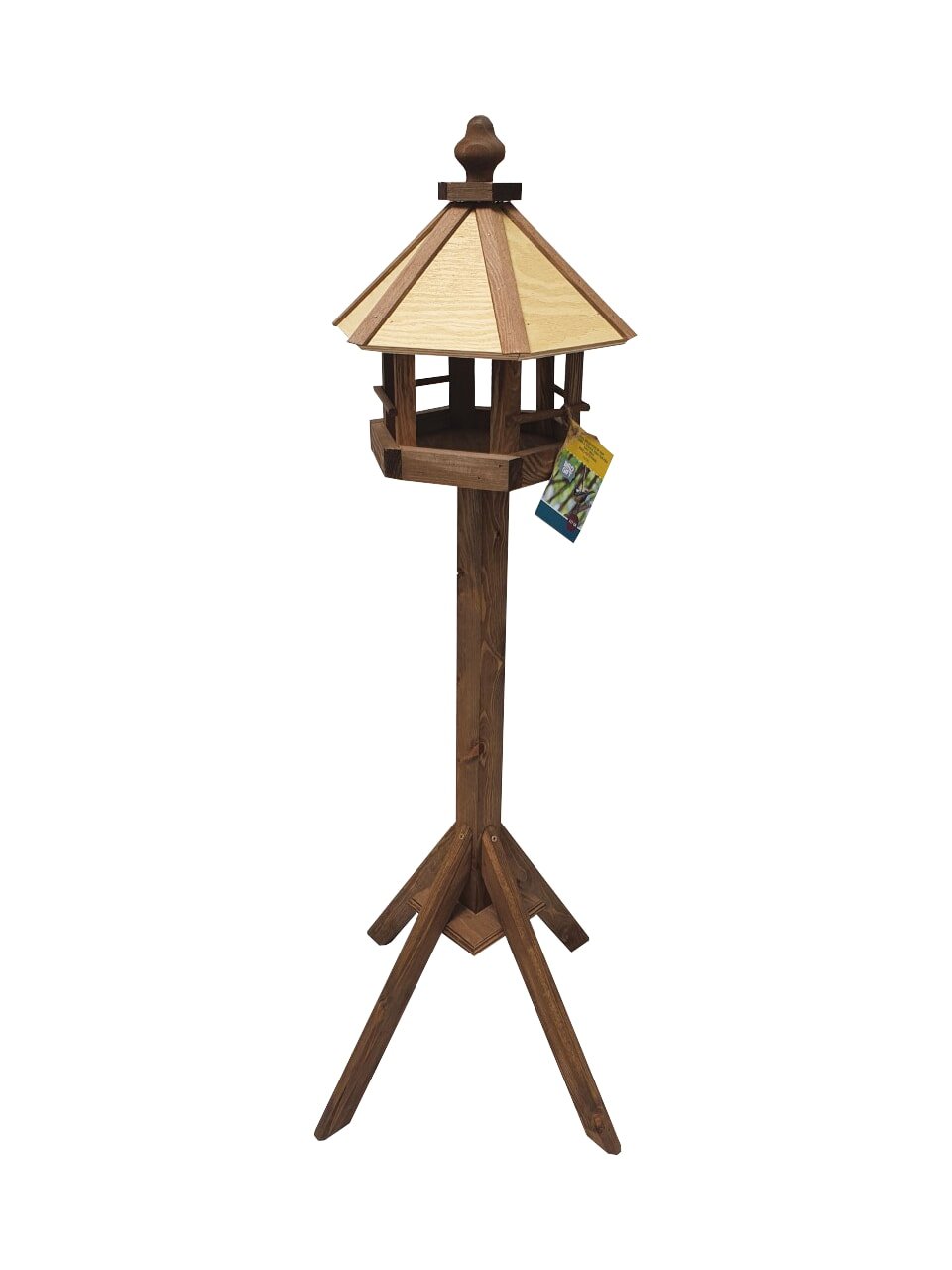 Foderhus med Stander - Gazebo til Fugle 117 cm