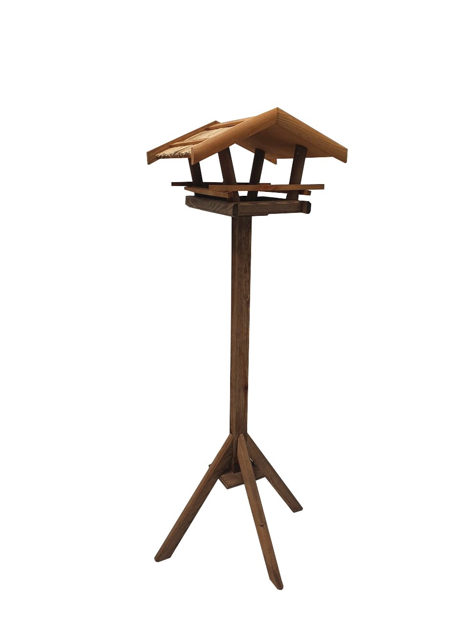 Foderhus Med Stander - Model Reed 122 Cm til Fugle