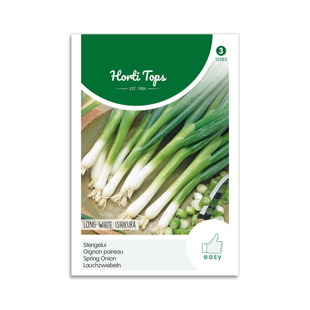 Forårsløg Frø "Long White Ishikura" - Horti Tops