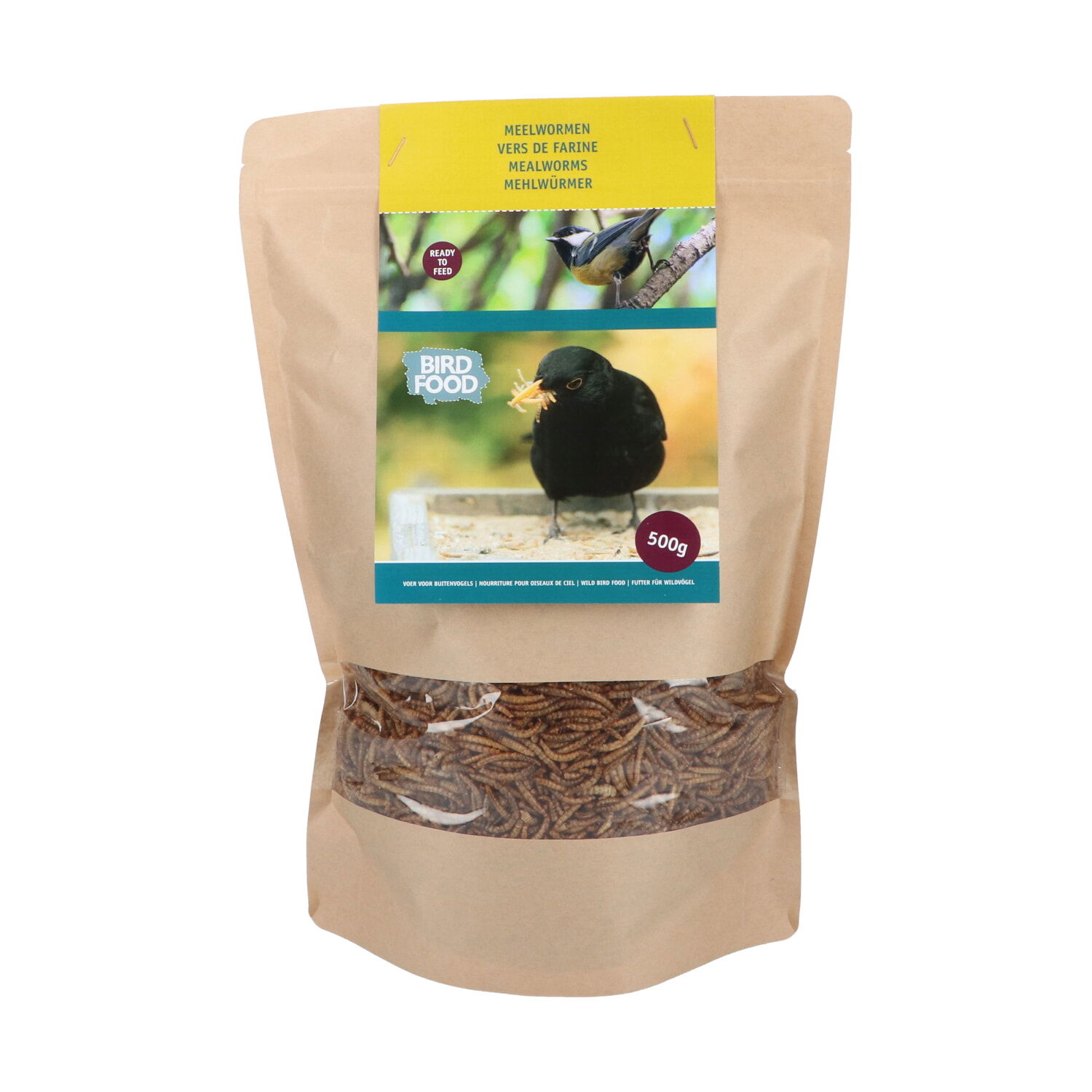 Fuglefoder med Melorme 400 g - Ideelt til Fugle
