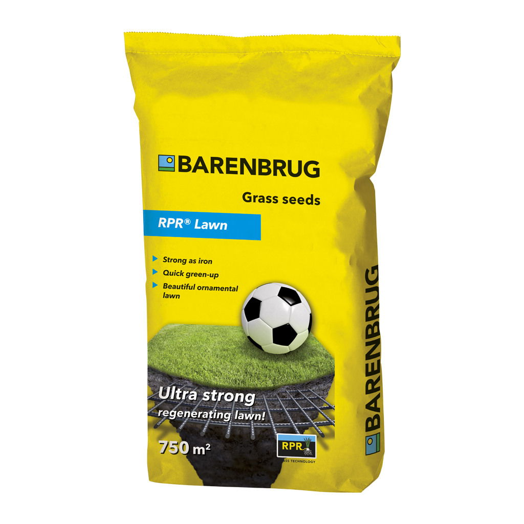 Kvalitetsplænegræsfrø Barenbrug RPR 15 kg - Robust græs!