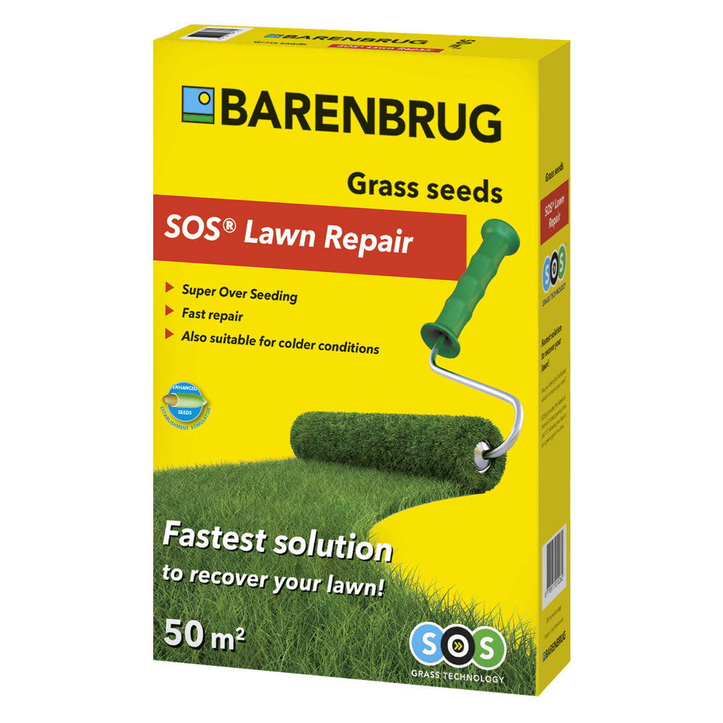 Barenbrug SOS Græsfrø til Plæne Reparation - 1 Kg