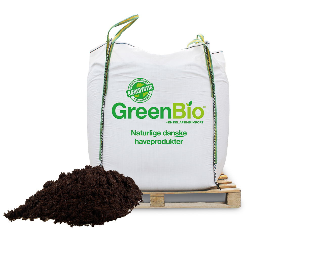Greenbio Fibergødning Bigbag 1000 Liter - 100% Naturlig!