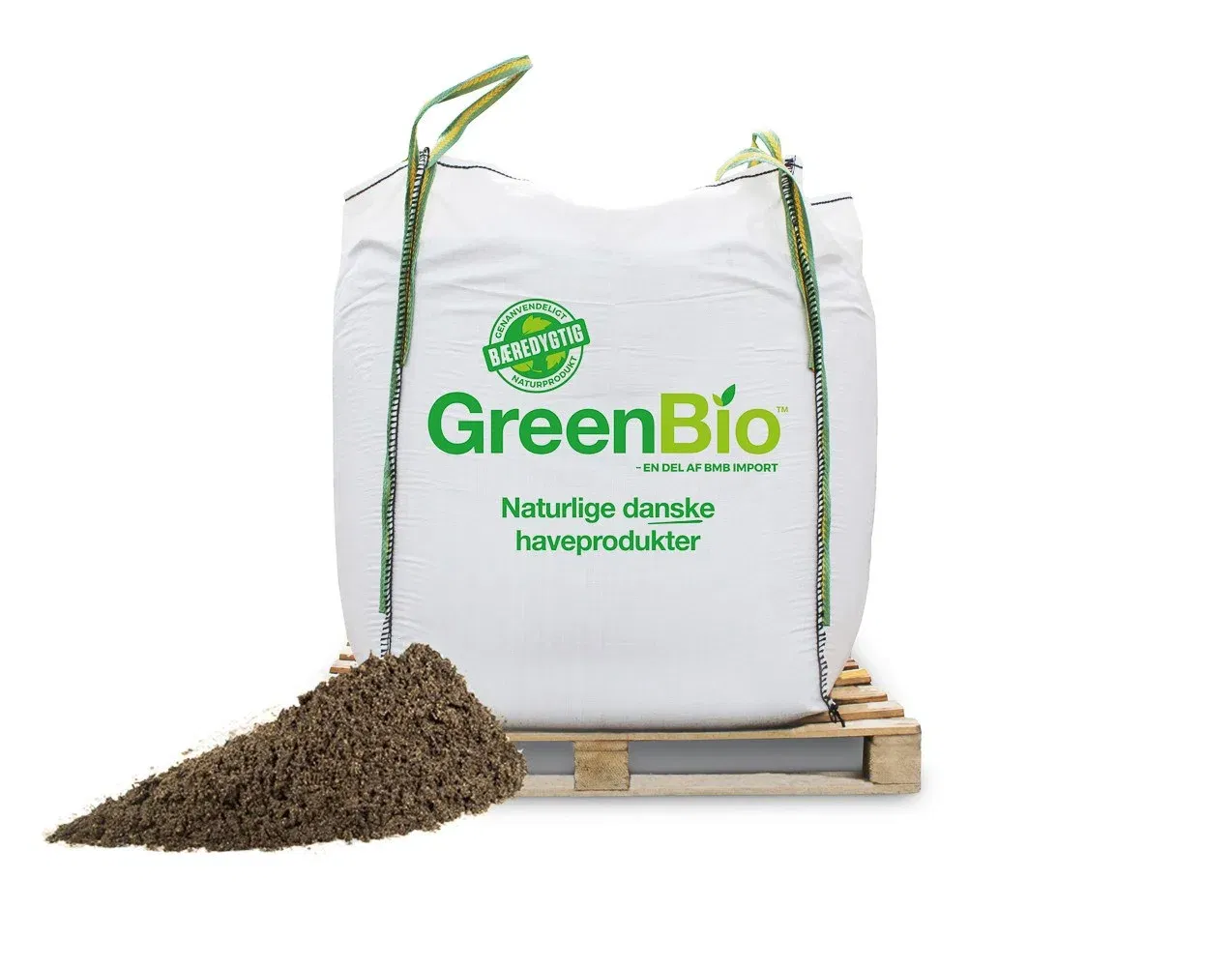 Greenbio Topdressing til Sandet Jord - Bigbag 1000 Liter