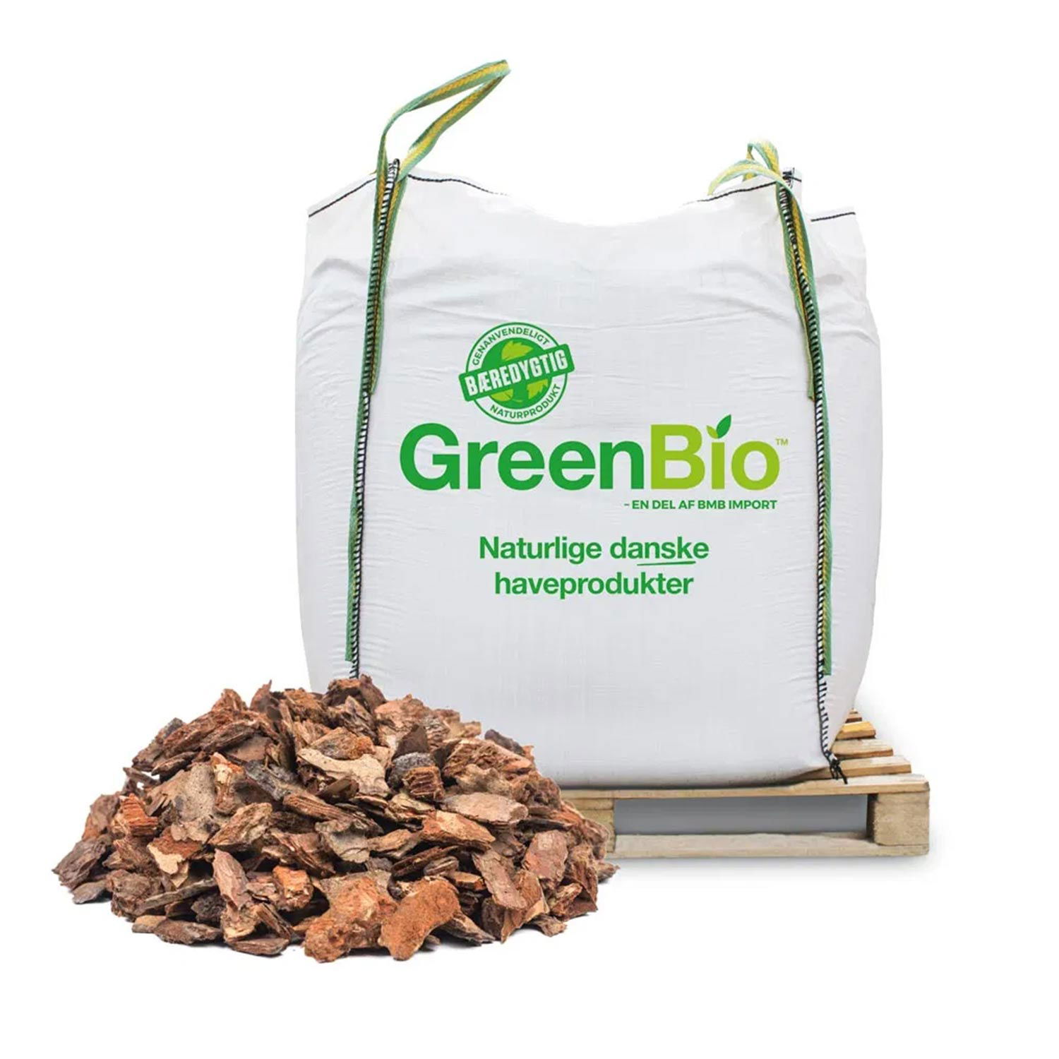 Grov Pinjebark 25-45 mm – 1000 Liter til Haven