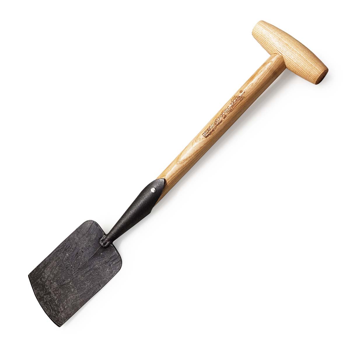 Håndspade med Lakeret Asketræsskaft - 45 cm