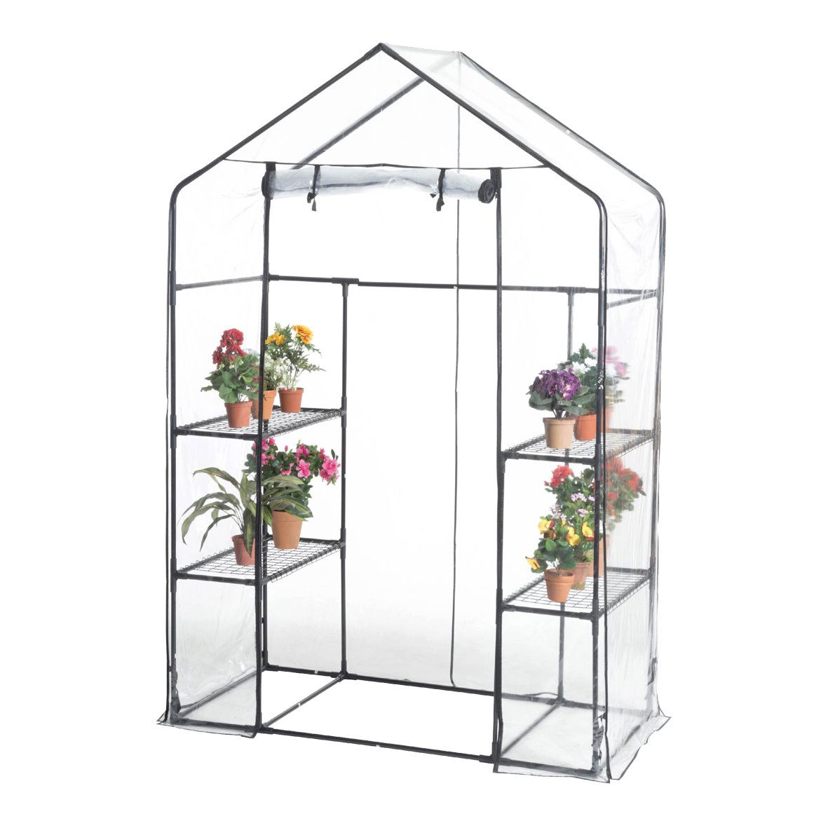 Hortus Drivhus Stort med 4 Hylder – Perfekt til Haven!