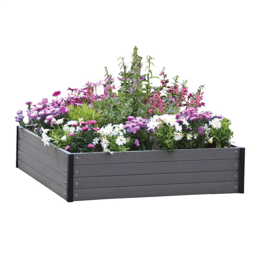 Hortus Komposit Højbed 110x110 cm - Holdbar Haveindretning