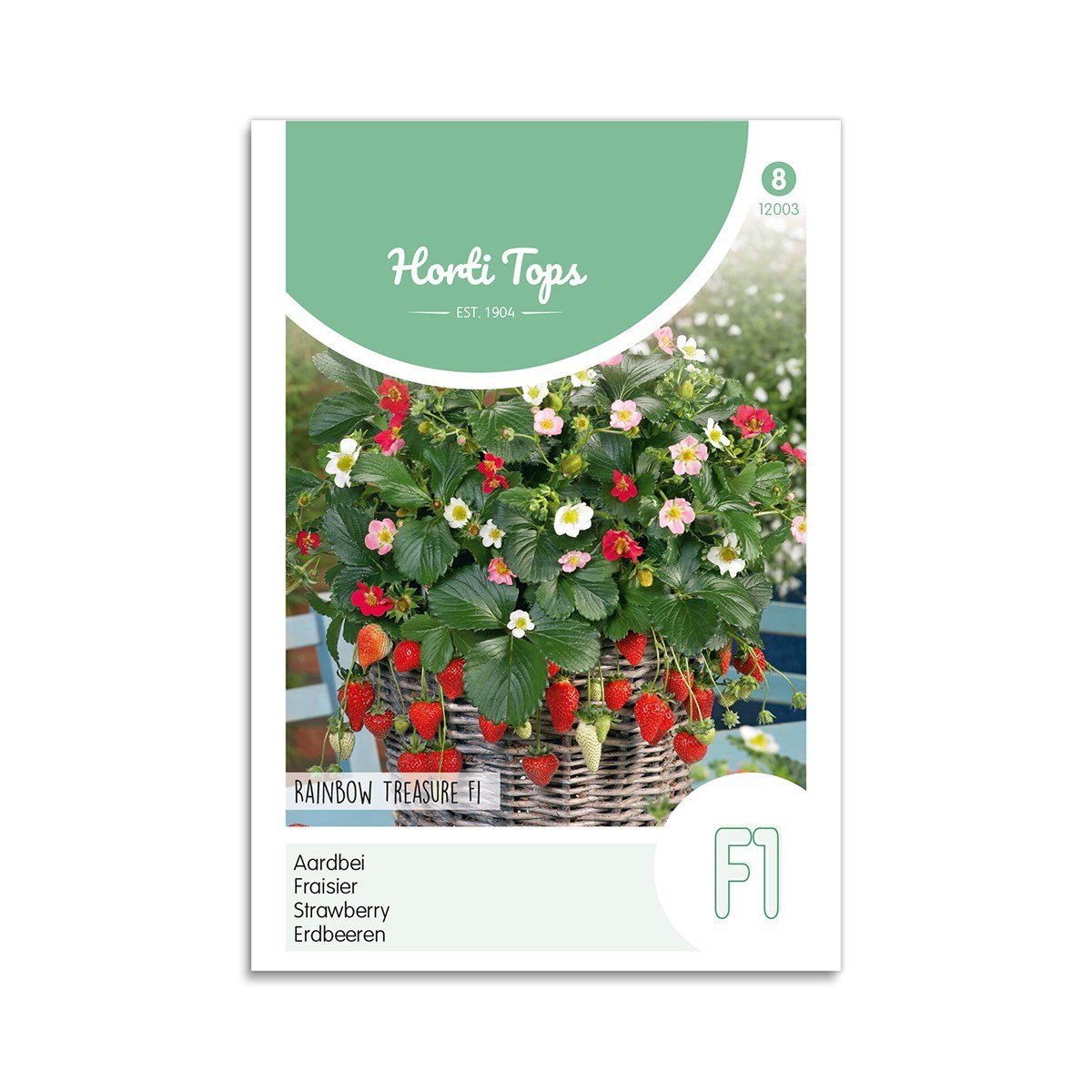Jordbærfrø "Rainbow Treasure" - Horti Tops Tilbud!