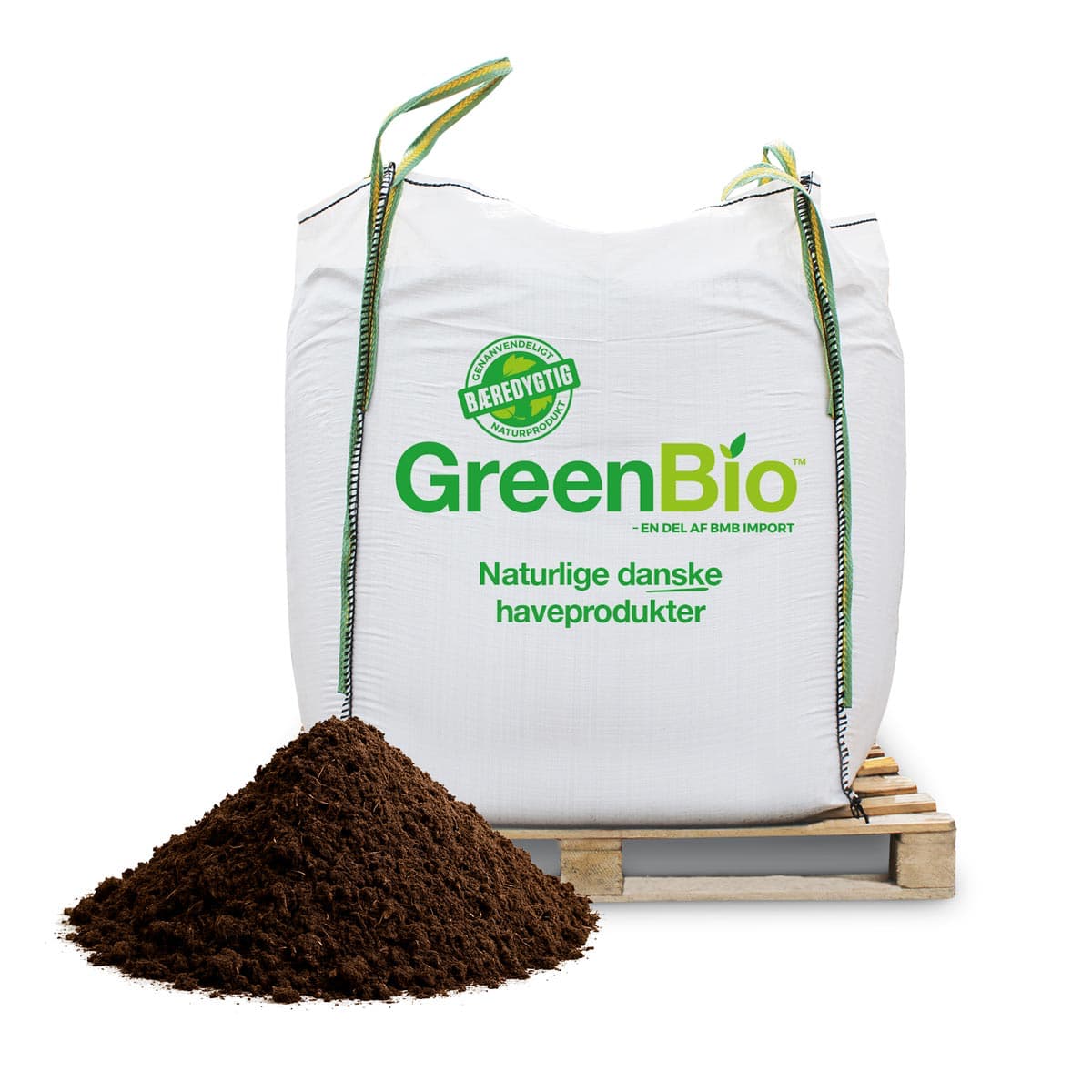Jordforbedring til Sandet Jord - 1000 Liter fra Greenbio
