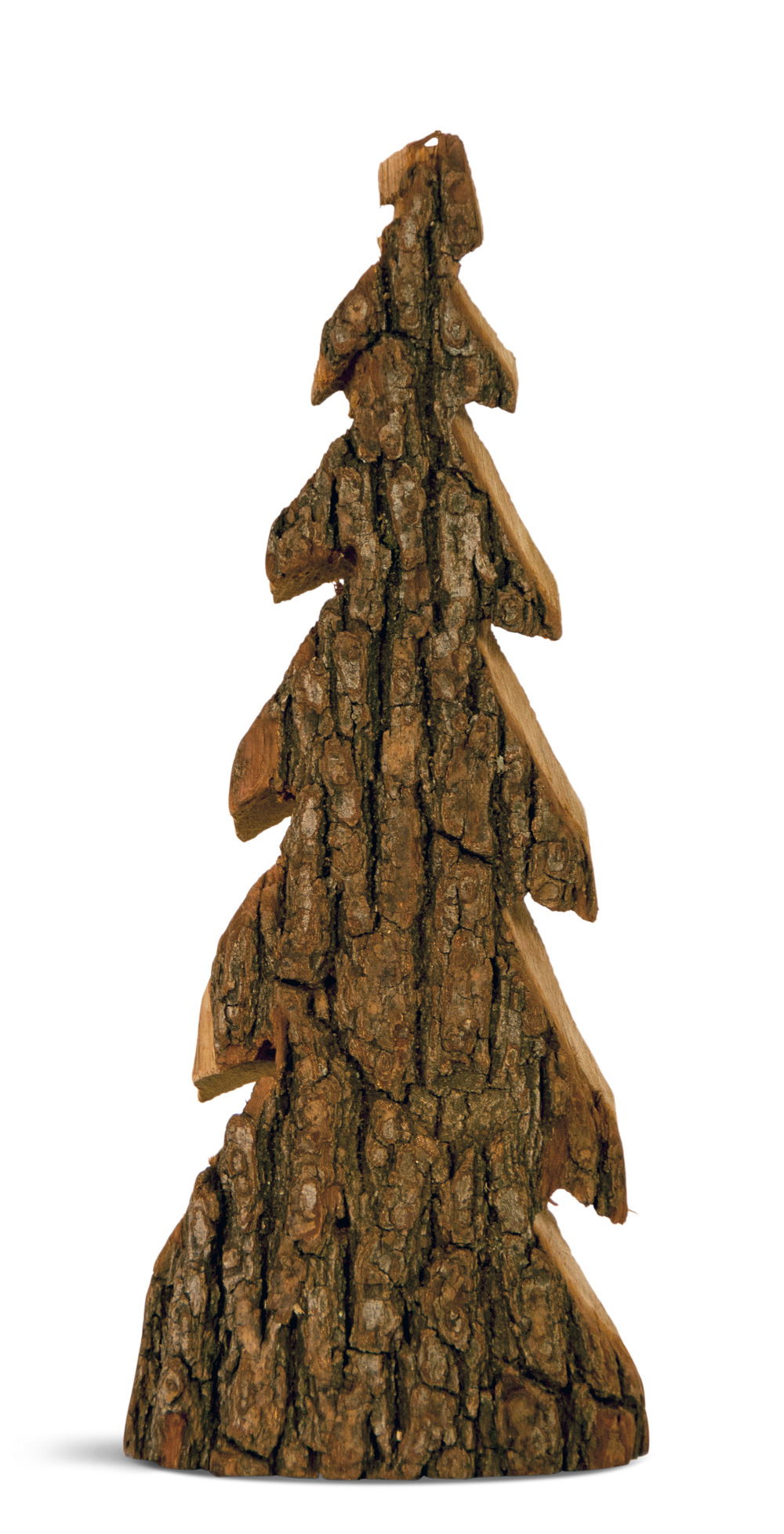 Lille Juletræ med Bark – Naturlig Julestemning