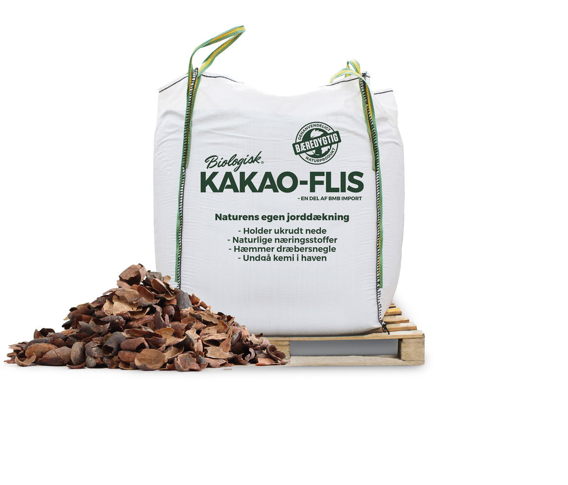 Biologisk Kakao-flis - 1500 Liter til Haven