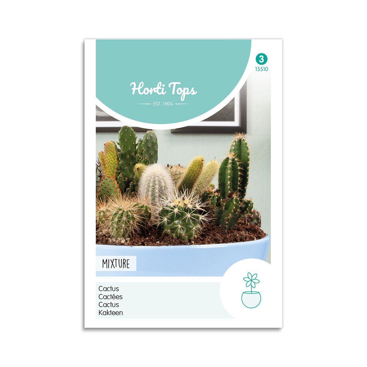 Kaktusfrø Mix - Horti Tops til Haveglad.dk