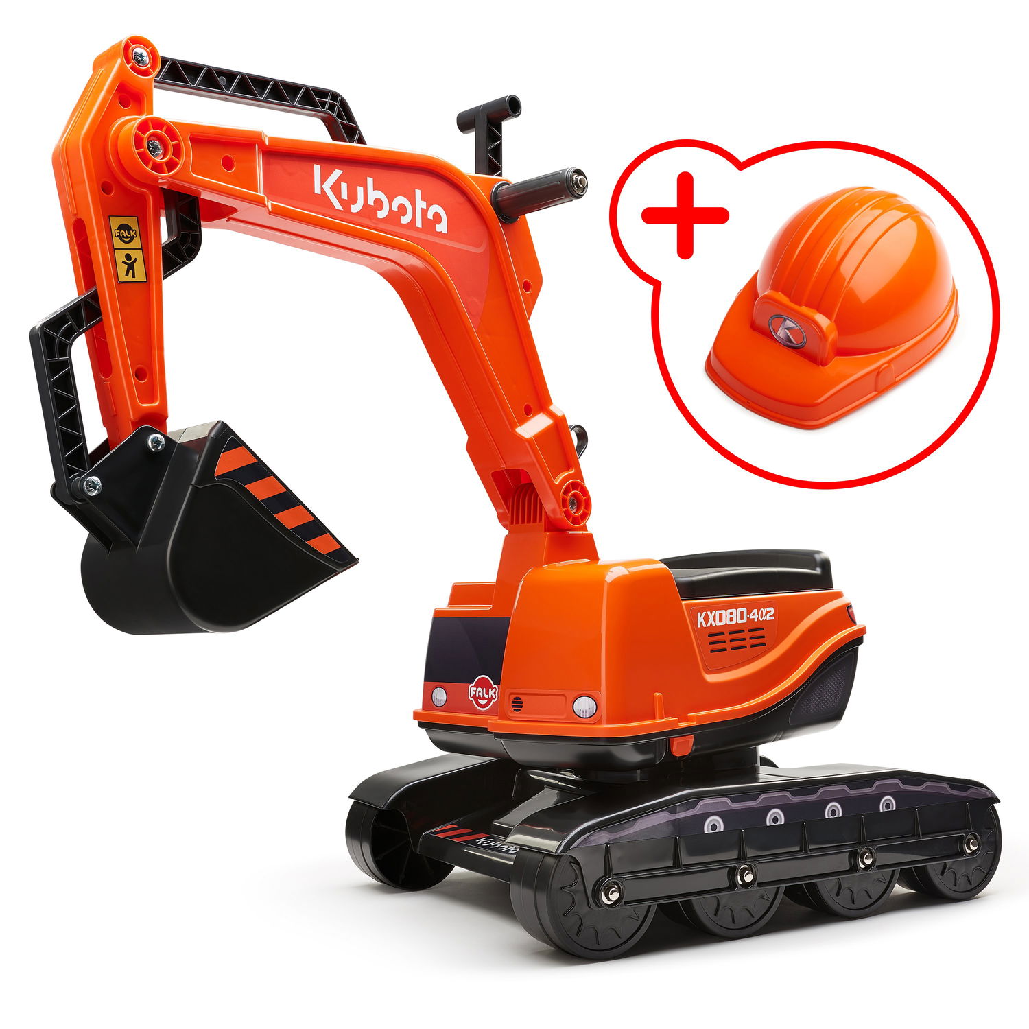 Kubota Gravemaskine med Hjelm – Sjov Udeleg for Børn!