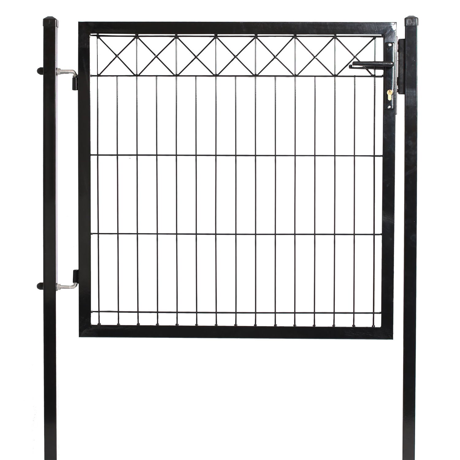 Dekorativ Metal Låge til Hegn 100 x 100 cm - Tilbud!