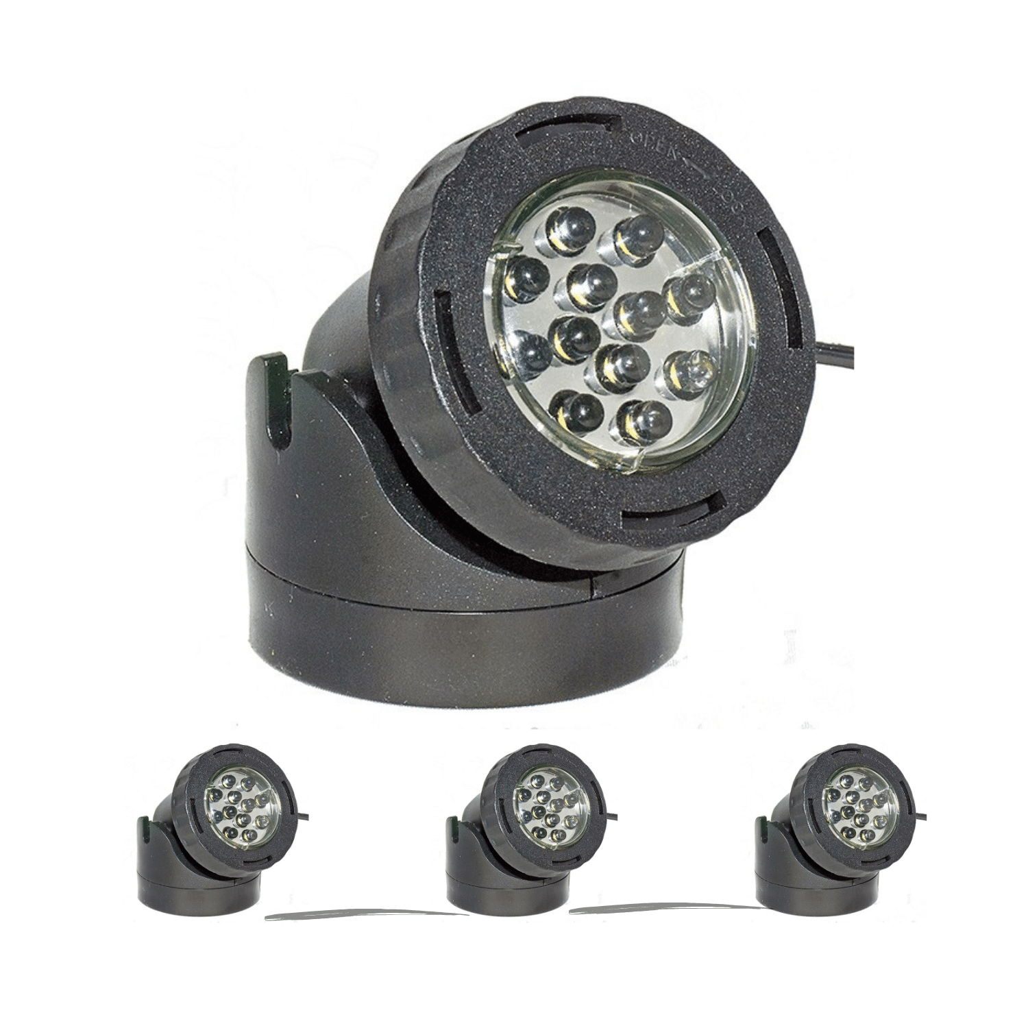 LED Spots med Lyssensor – 3 Stk til Haven, Energivenlige