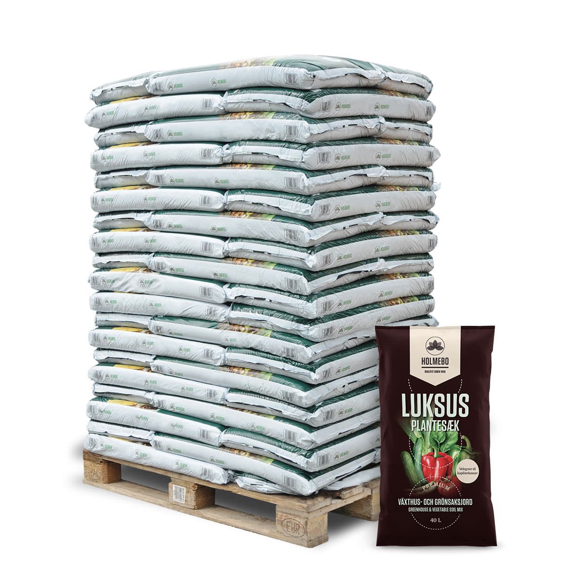 Luksus Plantesæk med Muldrig Jord - 60 Liter Tilbud!
