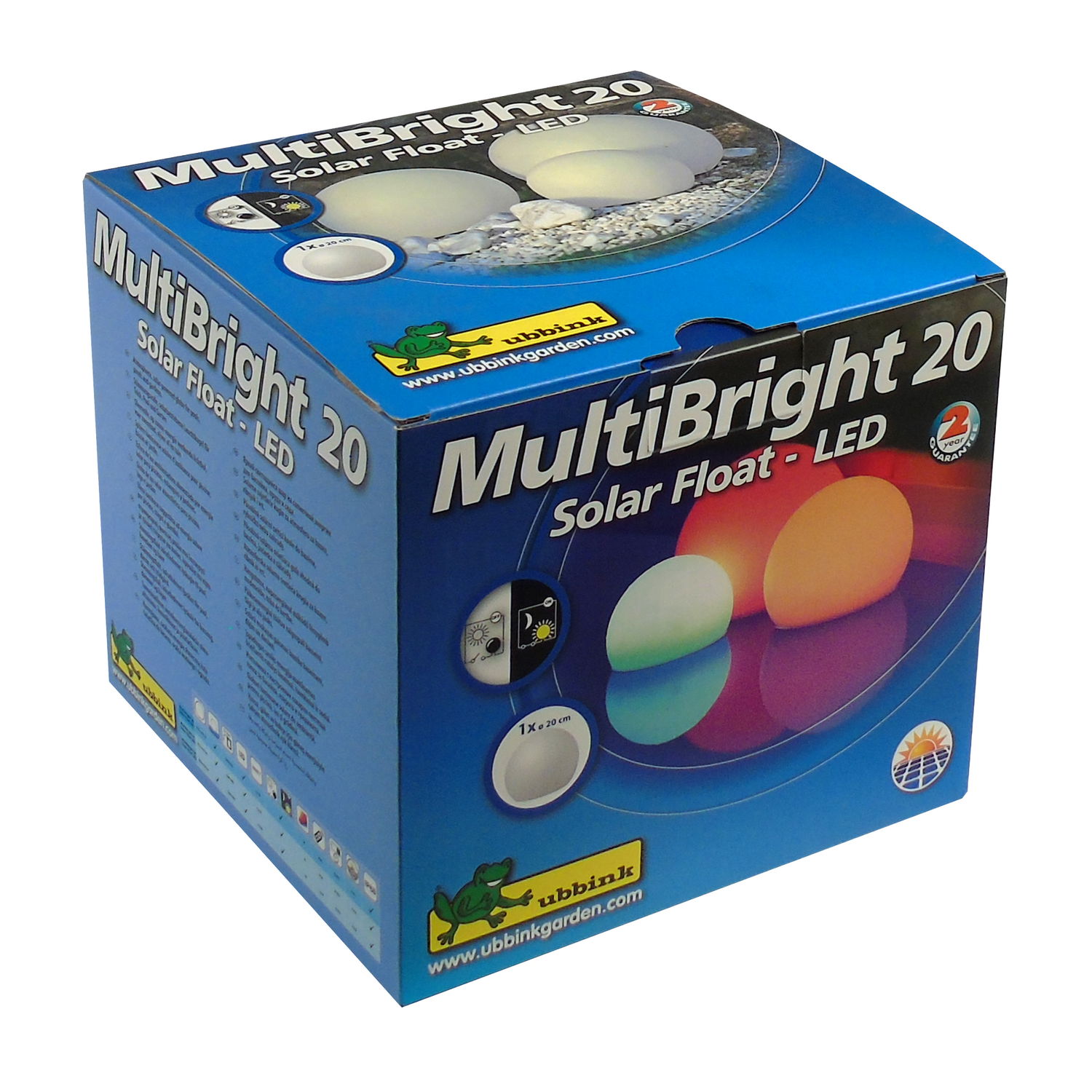 Solarlampe til Have - Flydende Lyskugle 30 cm