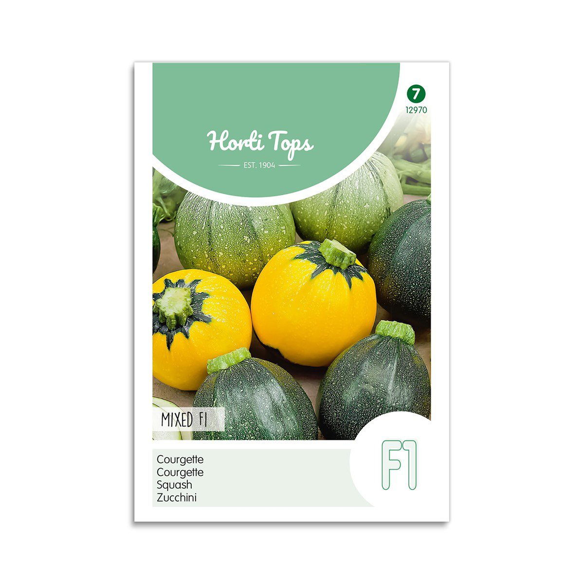 Blandet Squash Frø "Round F1" - Horti Tops Tilbud!