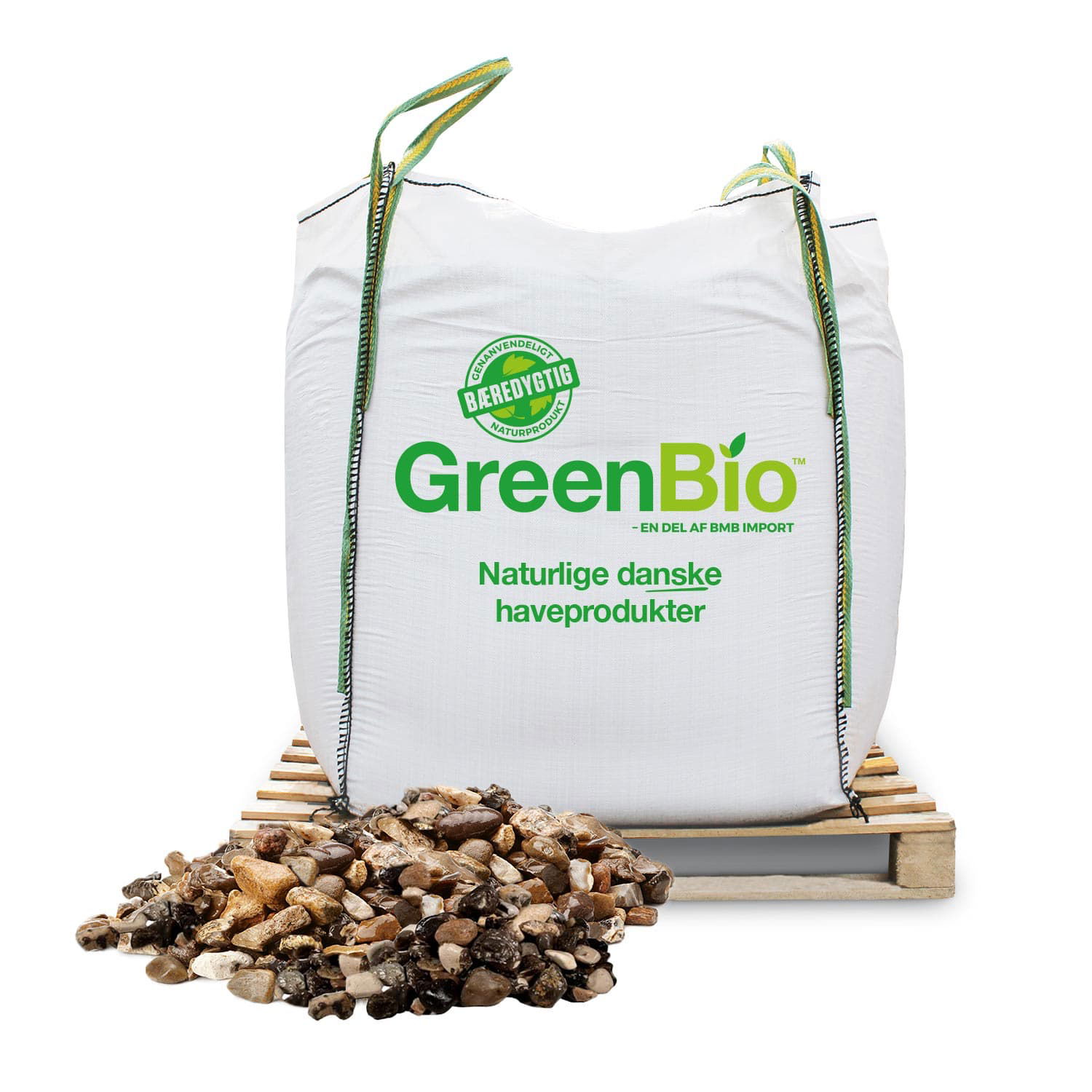 Nøddesten 16-32 Mm Brunmix 1500 Kg - Naturlig Elegance