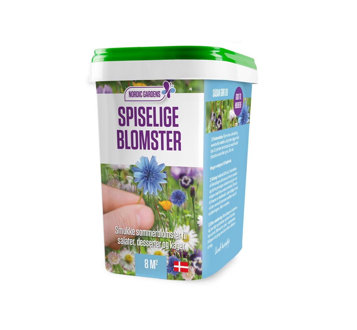 Nordic Gardens Spiselige Blomsterblanding - Farverig Have glæde