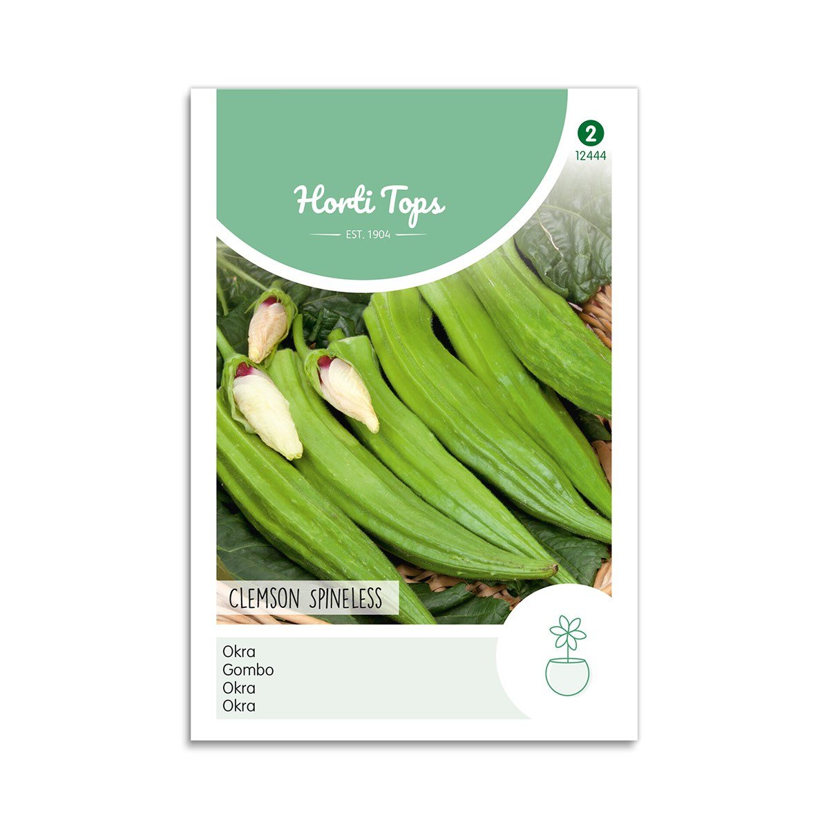 Okra Frø "Clemson Spineless" - Horti Tops Tilbud!