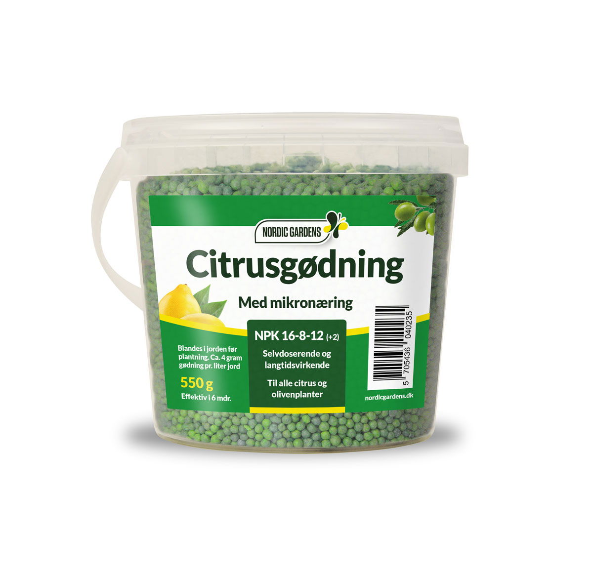 Osmocote Citrusgødning 550 g – Optimal pleje til citrusplanter