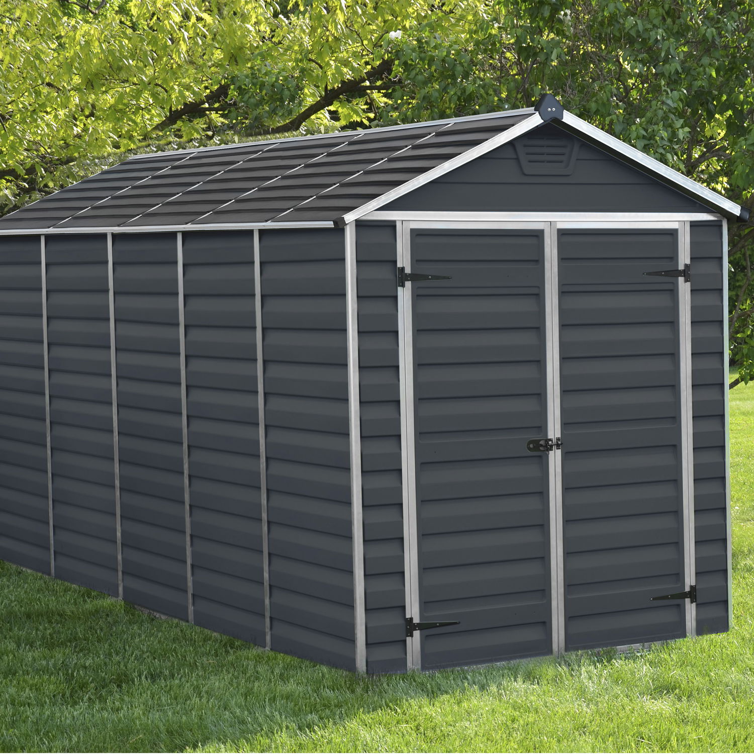 Palram Canopia Skylight Skur – Midnatsgrå Tilbud!