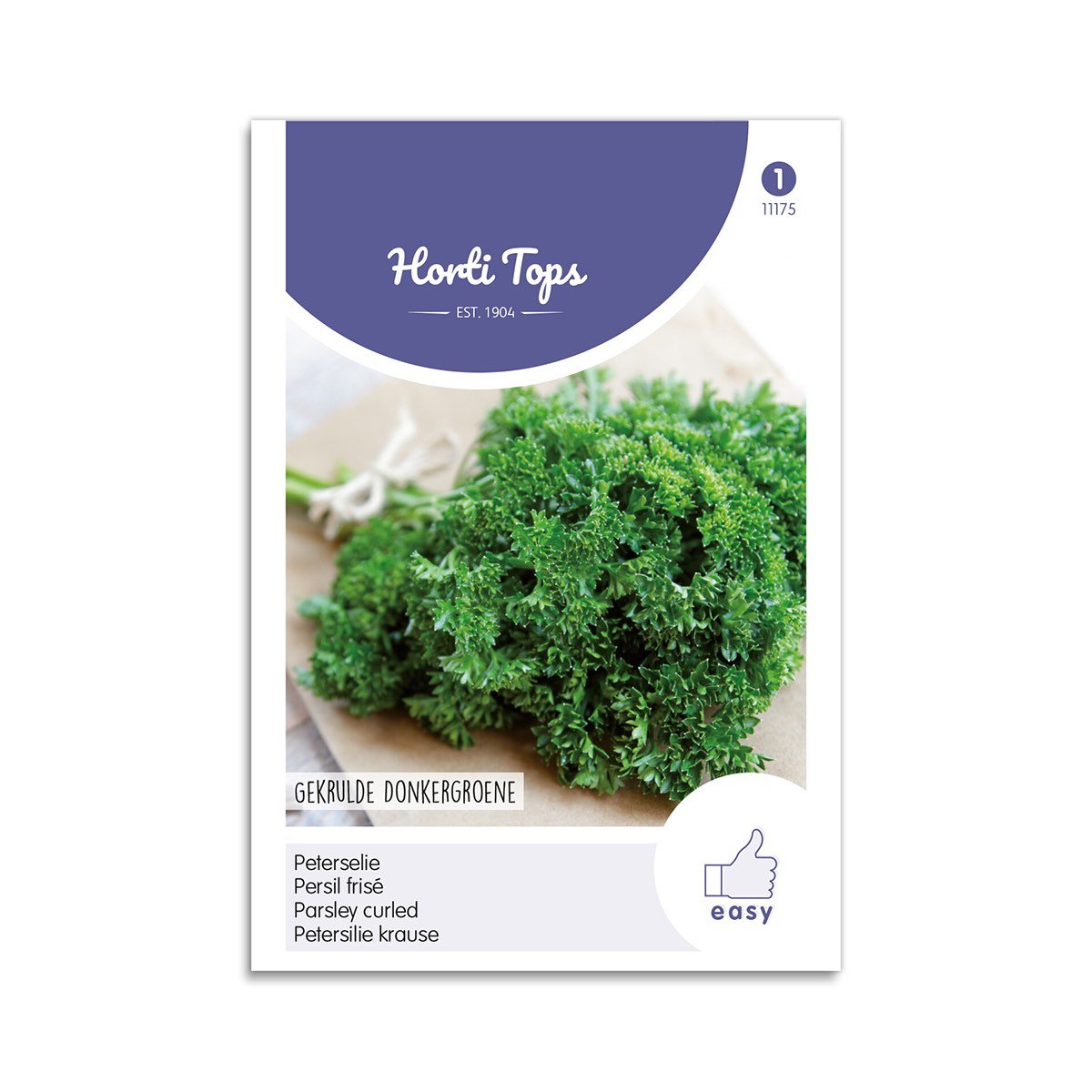 Persille Frø  Quot Frisé Vert Foncé Quot  Horti Tops